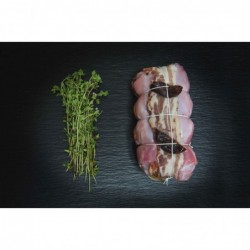 Râble de lapin farci aux...