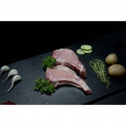 côte de porc 2 pièces 500 grs